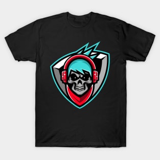 Skull gamer esport character T-Shirt